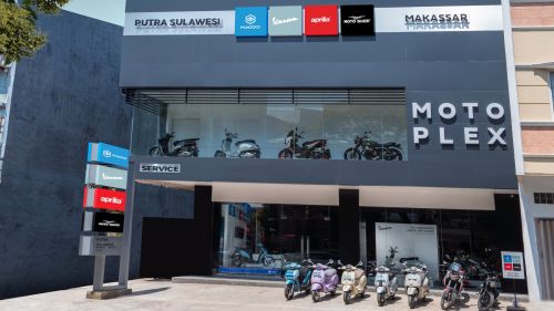 Further expansion in Sulawesi, PT Piaggio Indonesia Opens Motoplex 4 Brand Dealership in Makassar, strengthening market presence for Piaggio, Vespa, Aprilia and Moto Guzzi